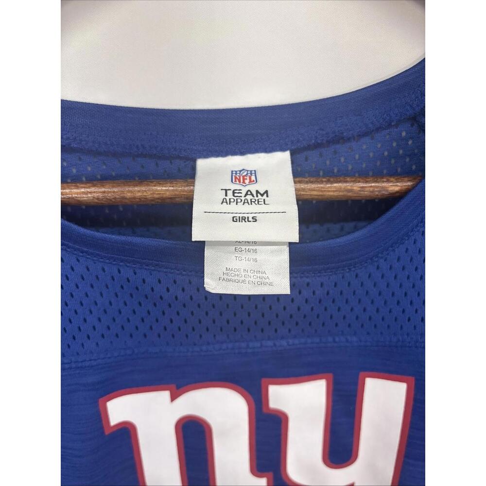 NY Giants Long Sleeve Girls XL Shirt - Picture 2 of 3